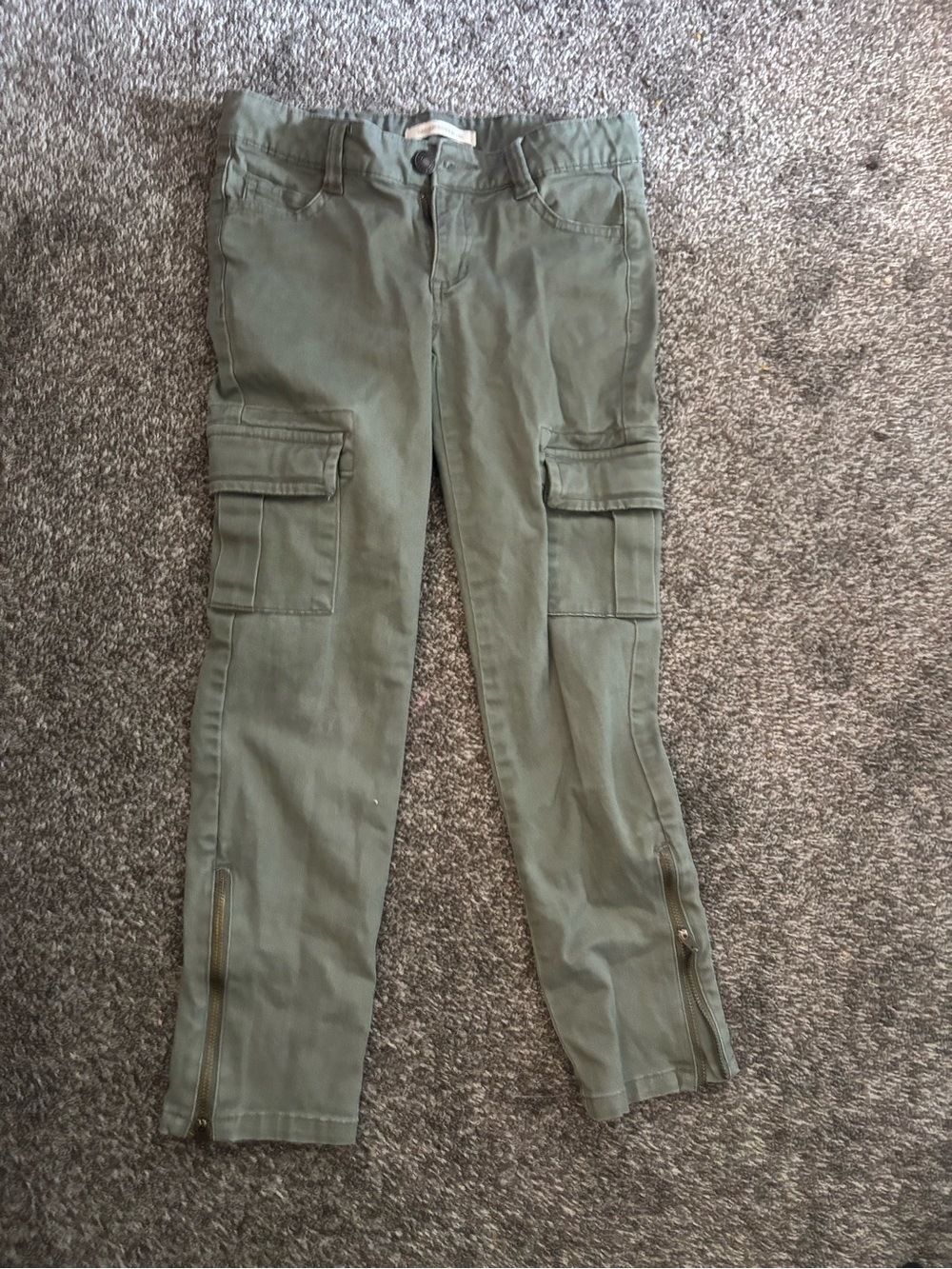 Canyon River Blues Olive Cargo Pants with Ankle Zips